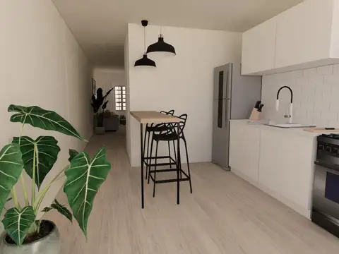 Depto Tipo Casa 3 ambientes con 3 baños