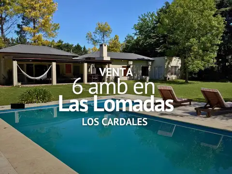 CASA 6 AMBIENTES EN VENTA, BARRIO LAS LOMADAS, LOS CARDALES