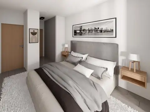 Departamento 2 ambientes con 1 baño