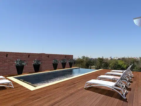 Departamento 2 ambientes con 1 baño