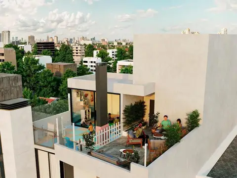 Departamento Monoambiente con 1 baño