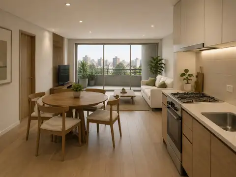 Venta Departamento Dos Ambientes con Baño y Balcón corrido - Villa Urquiza