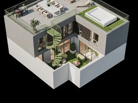Depto Tipo Casa en Venta de 3 dormitorios