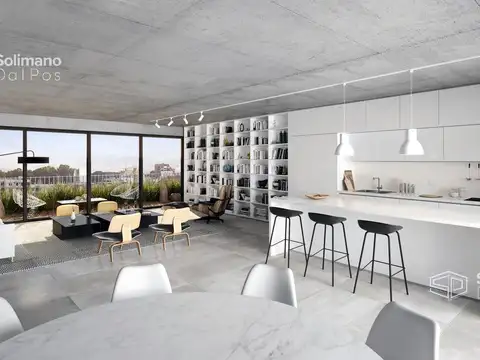 Departamento 3 ambientes con 2 baños