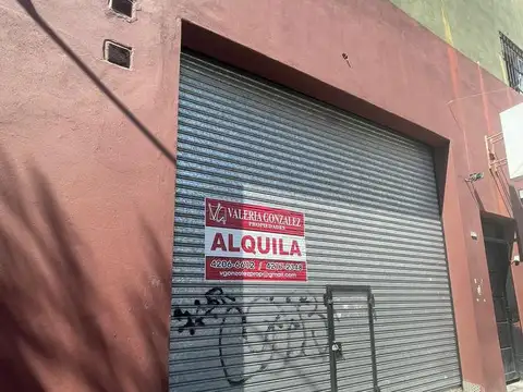 Local en  alquiler  de 30mts2 con gas y deposito