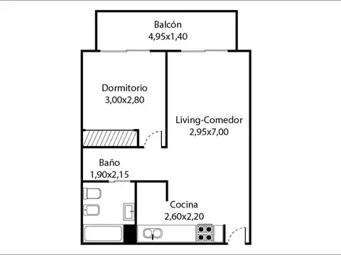 Departamento en Venta Apto profesional