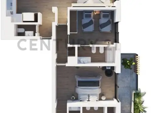 Departamento en Venta en Barrio Parque Leloir, USD 316.978