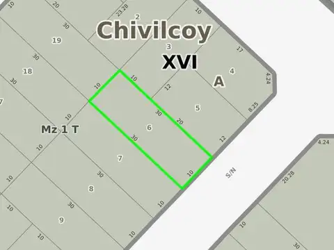 Terreno en Venta en Chivilcoy, USD 14.500