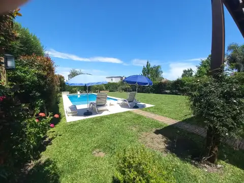 Alquiler temporal casa 4 amb. Enero Barrio San Francisco Villanueva Tigre