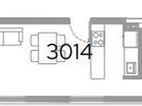 Departamento en Venta de 1 dormitorio
