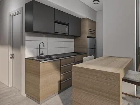 Departamento Monoambiente con 1 baño