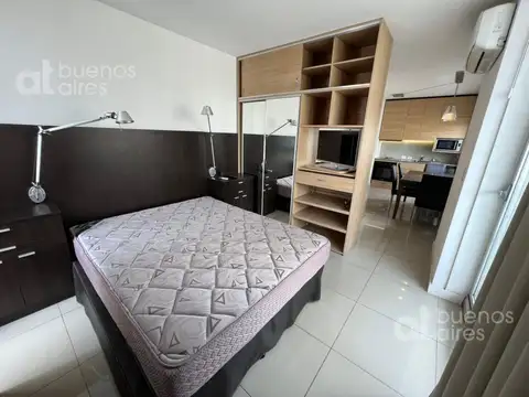 Departamento monoambiente con balcón en Monserrat en alquiler temporario