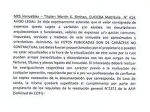 Oficina en Venta en Tribunales, USD 54.000
