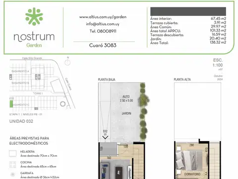 VENTA DUPLEX 2 DORMITORIOS NOSTRUM GARDEN PRADO