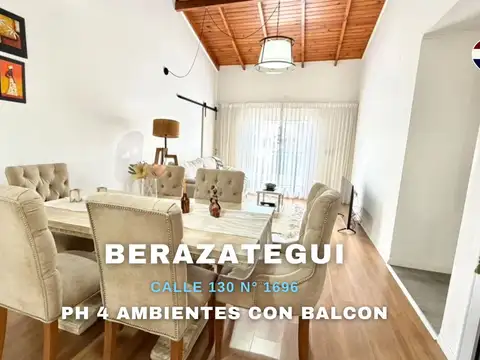 VENTA PH 4 AMBIENTES CON BALCON EN BERAZATEGUI