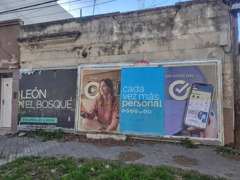 Terreno en Venta 15  mts Fondo