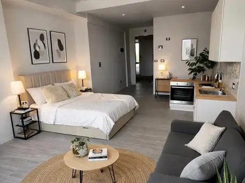Departamento Monoambiente con 1 baño