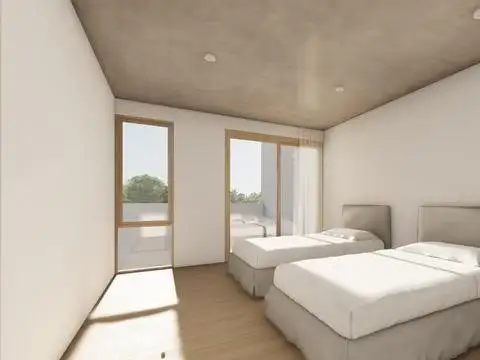 Depto Tipo Casa 3 ambientes con 2 baños