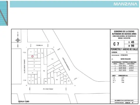 Terreno en Venta de 244,0 m2