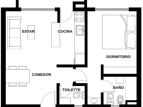 Departamento en Venta A Estrenar
