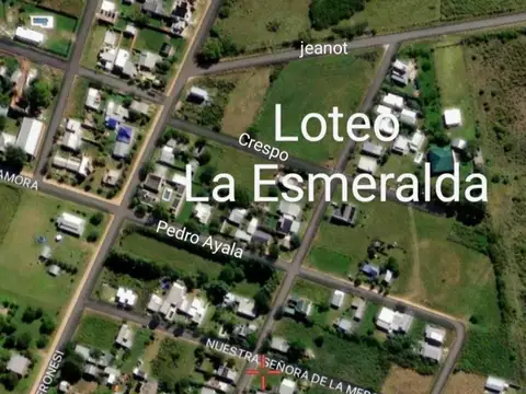 Lote en esquina. 360m².Pueblo General Belgrano