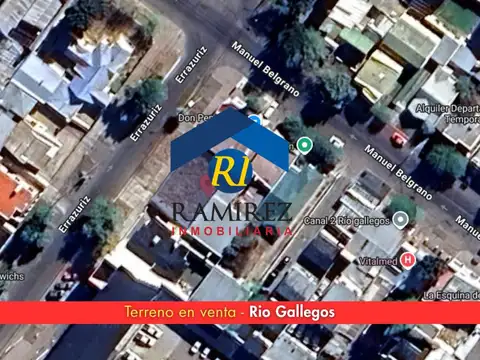 TERRENO EN VENTA - SANTA CRUZ - RIO GALLEGOS - ERRAZURIZ N°426