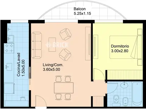 DARWIN Y AV. CORRIENTES 6°