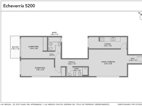 Departamento en Venta de 3 ambientes