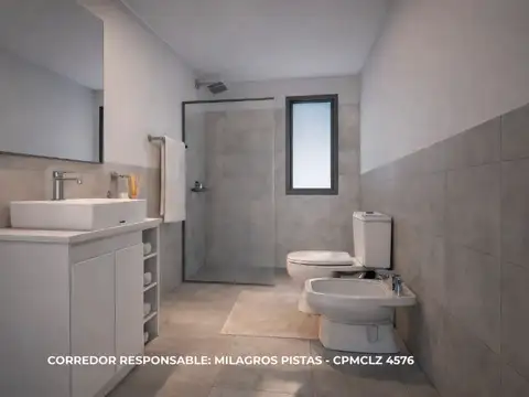 Casa 4 ambientes con 2 baños