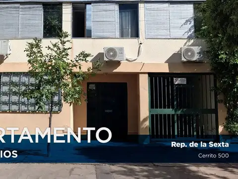 VENTA DEPTO 2 DORMITORIOS  REP. DE LA SEXTA