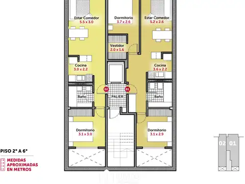 Departamento en Venta de 3 ambientes