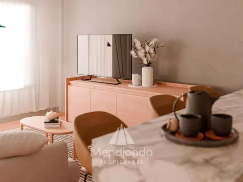 Depto 2 amb AL CONTRAFRENTE c/ balcón. Baño en suite   toilette (Piso 6) - COMPASS Chauvin.