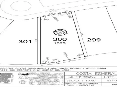 Terreno en Venta en Costa Esmeralda, USD 58.900
