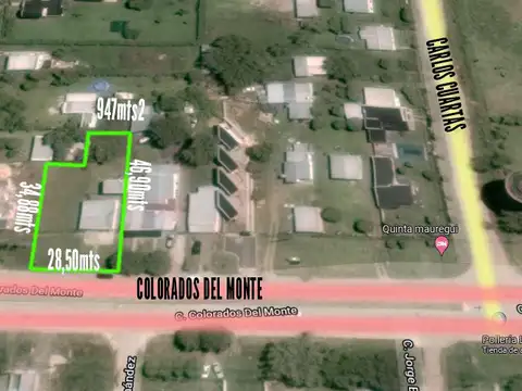 Terreno en Venta de 947,0 m2