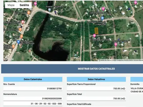 Terreno en Venta en Villa Ciudad de America, USD 20.000
