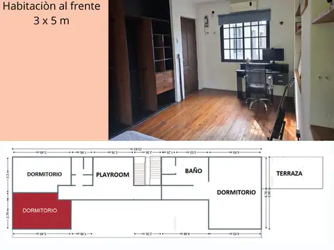 Casa 6 ambientes en Chacarita – Lote propio – Jardín, cochera y estudio independiente con renta