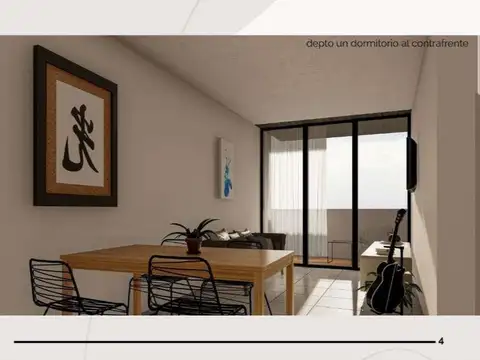 Departamento de un dormitorio en venta en La Plata