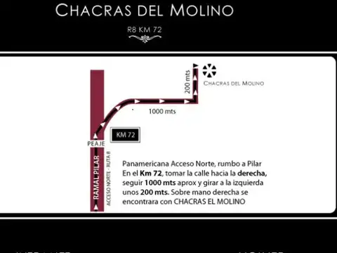 Venta Lote Chacras del Molino, Exaltac de la Cruz