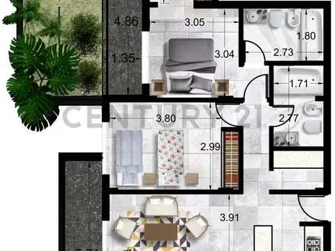 Venta Departamento de 2 dormitorios - CITY BELL - , Cno Gral. Belgrano e/ 465 y