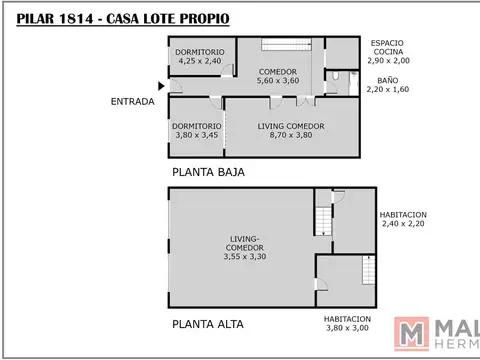 Depto Tipo Casa en Venta de 4 ambientes