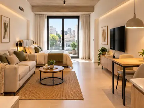 Venta - Departamento - 1 Ambiente - Balcón - Amenities - Belgrano