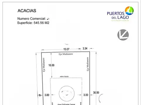 Lote venta de 545 m2 en Acacias Puertos Escobar