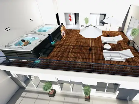 Departamento 2 ambientes con 1 baño