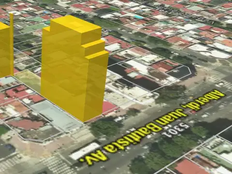 3 terrenos en alquiler conectados - 1030 m2 y 14.000 m2 construibles- Alberdi y Corvalan- Ideal Empresas- SE PUEDE ALQUILAR UNO SOLO-