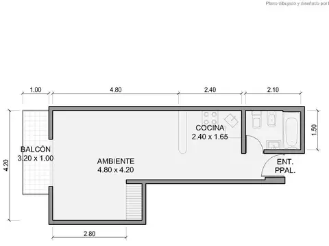 Serrano N° 670 1ro