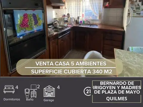 VENTA CASA  6 AMBIENTES  QUILMES OESTE