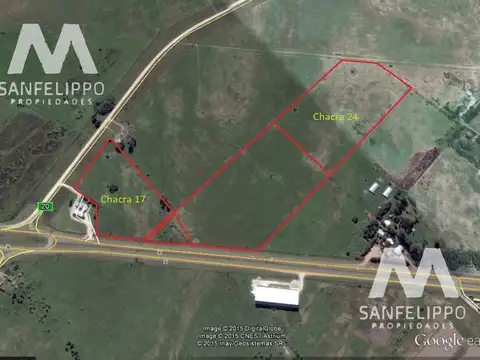 Ruta 2 Cruce Ruta 20 -  Chacras 17 y 24