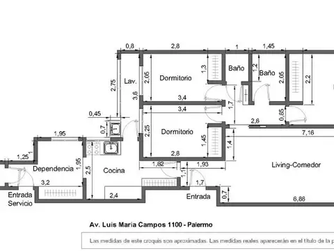 Avenida Luis María Campos 1100