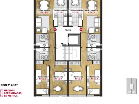 Catamarca 1700, Piso 3