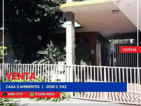 Casa - Venta - Argentina, José C Paz - San Nicolas 4261